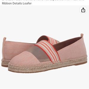 ZAC Zac Posen Women's Aline Flat Espadrille with Mesh and Ribbon Details Loafer